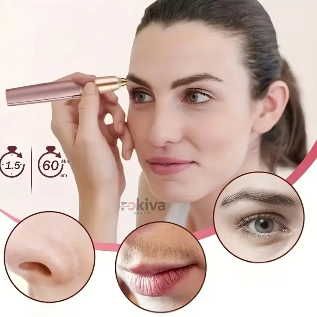 Depilador de Cejas Portátil Recargable